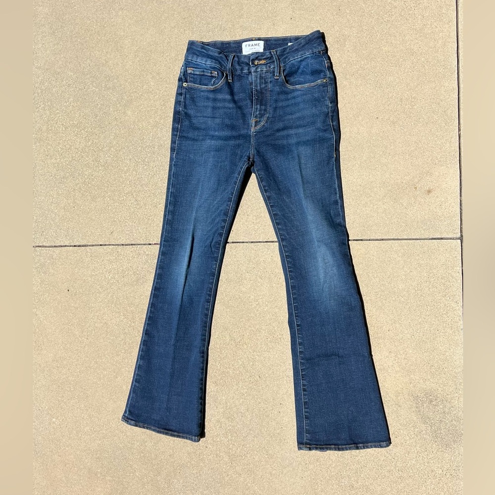 Frame Denim Le Crop Mini Bootcut Jeans size 26
